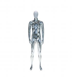 Buy cheap Window Display Silver Male Mannequin , 196CM Height Standing Male Mannequin product