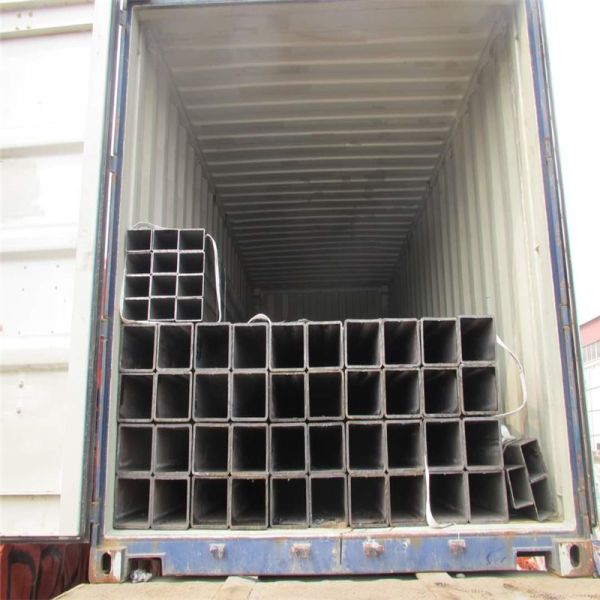20x20 Black Rectangular Steel Tube 6m Q195 Welded Square Pipe