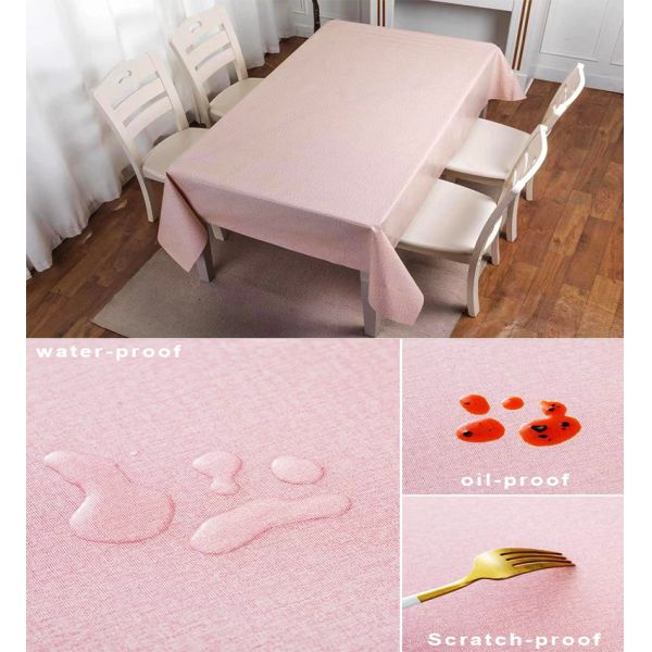 Tablecloth Hot Designs Eco-friendly Dust Proof Oil-Proof Rectangle PVC Table Cover
