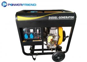 Buy cheap Strong Small Portable Generator 6kw Electric Start Genset 100% Copper Alternator product