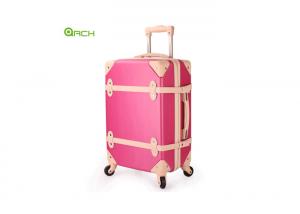 Buy cheap Double Spinner  ABS Hard Shell Cabin Case Pink With Binding Belts product