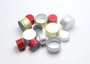Buy cheap 20mm 28mm Aluminium Pilfer Proof Caps , Aluminium Ropp Caps For Glass Bottle product