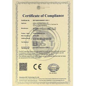 Shenzhen Carav Electronics Co., Ltd Certifications