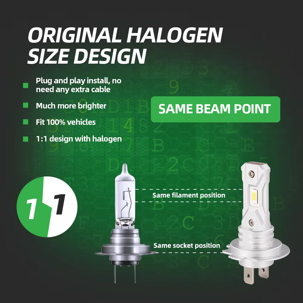 H11 Super Bright Car Led Head Light Bulb 40watt 4000lm 9005 9006 H7 Led Canbus