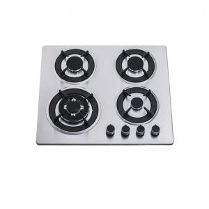 Buy cheap Electronic Ignition 4 Burner Gas Hob Stove Stainless Steel product