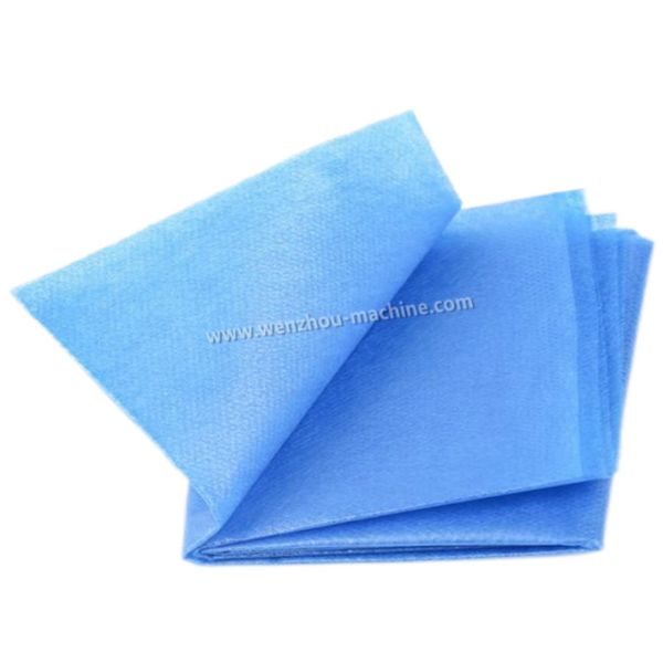 Disposable Bed Sheet Machine Medical Bedsheet Covers Nonwoven Bed Sheet Folding Machine