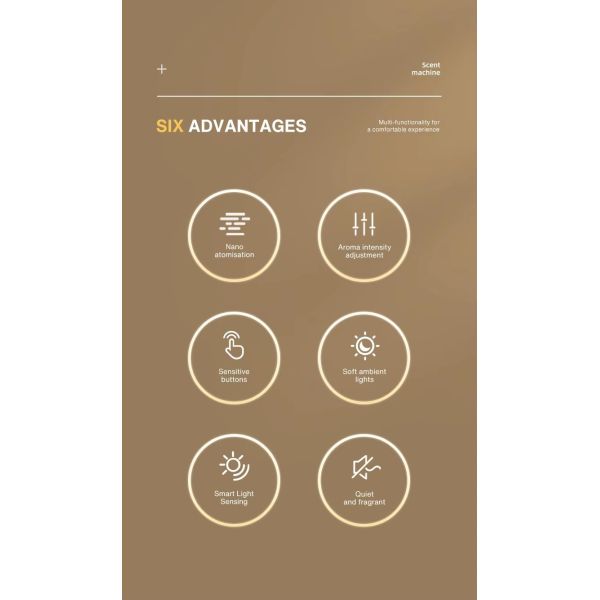 ODM Automatic Plug In Smart Motion Sensor Night Light Indoor Air Scent Diffuser 240V