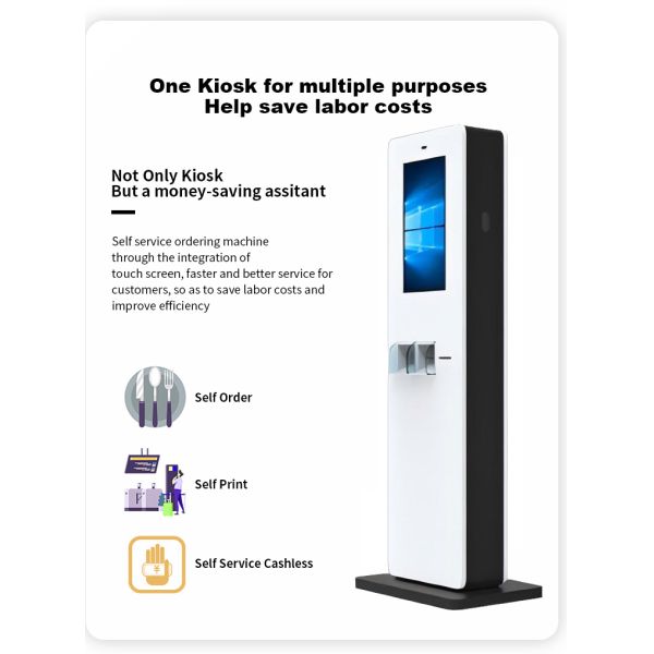 21.5 Inch Info Capacitive Touch Kiosk Totem Double Side Solar outdoor lcd advertising display