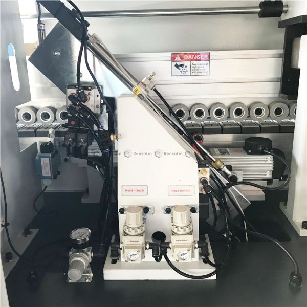 6 Functions Edge Banding Machine Gluing Trimming And Wood Buffing Compact Edgebander