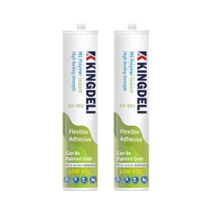 Buy cheap Multipurpose Hybrid MS Polymer Adhesive Sealant White Modified Caulk product