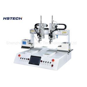 6 Axis Dual Head Suction Screw Feeder Touch Screen M6