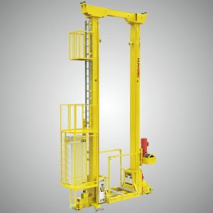 Buy cheap Customized Double Column Automated Stacker Crane Pallet Stacker Crane product