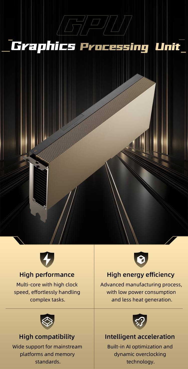 NVIDIA A10 24GB GDDR6 GPU With PCIe Gen4 Interface 9216 CUDA Cores For AI Deep Learning
