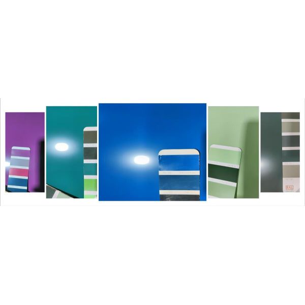 Back Coating 5-7micron PPGI Colour Coated Sheet With Zinc Coated And Paint