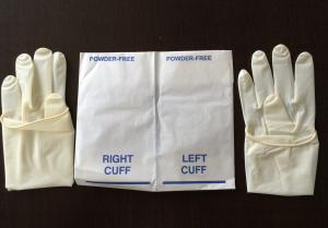 Buy cheap Powder Free Disposable Surgical Gloves Sterile Latex High Tensile Strength product