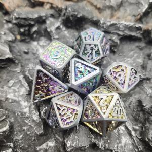 Buy cheap DND Board game slot Machin Handmade metal Dice Polyhedral product