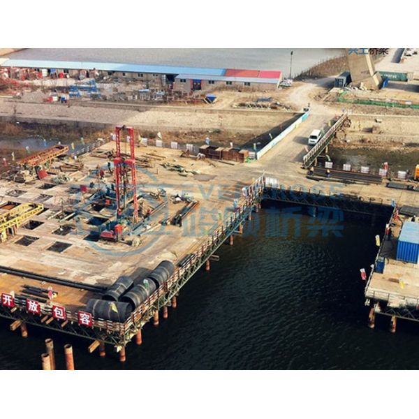 Factory Directly Supply Steel Customized Bailey Bridge Fabrication Bailey Platform Bridge