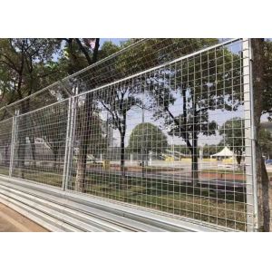 Galvanized Roll Top Wire Mesh Fence 3m Width Black
