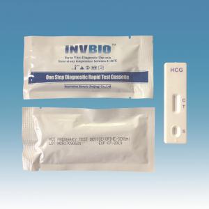 China 25mlU/Ml Fertility Test Kits Pregnancy Hcg Test Card CE ISO 13485 on sale