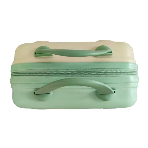 Green ABS Portable Lightweight Professional Makeup Storage Box Cartoon Cosmetic Organizer Wholesome Holographic Travel Makeup Organizer