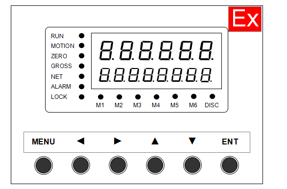 High Accuracy Load Cell Display And Controller 400Hz Sampling Frequency