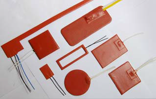 Type W / Type E Silicone Rubber Heater Fast Warming Separately Heating