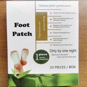 China 100% new material bamboo Vinegar Detox foot patch on sale