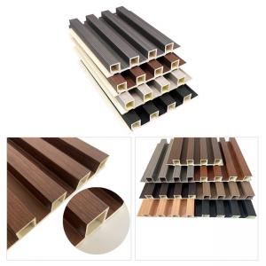 Buy cheap Interior Waterproof Wood Grain Laminated PVC WPC Wall Panels Designs Decor product