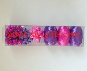 Buy cheap Gift Decorative Plastic Ribbon Bow Metallic PP bow & Ribbon Christmas accessory product