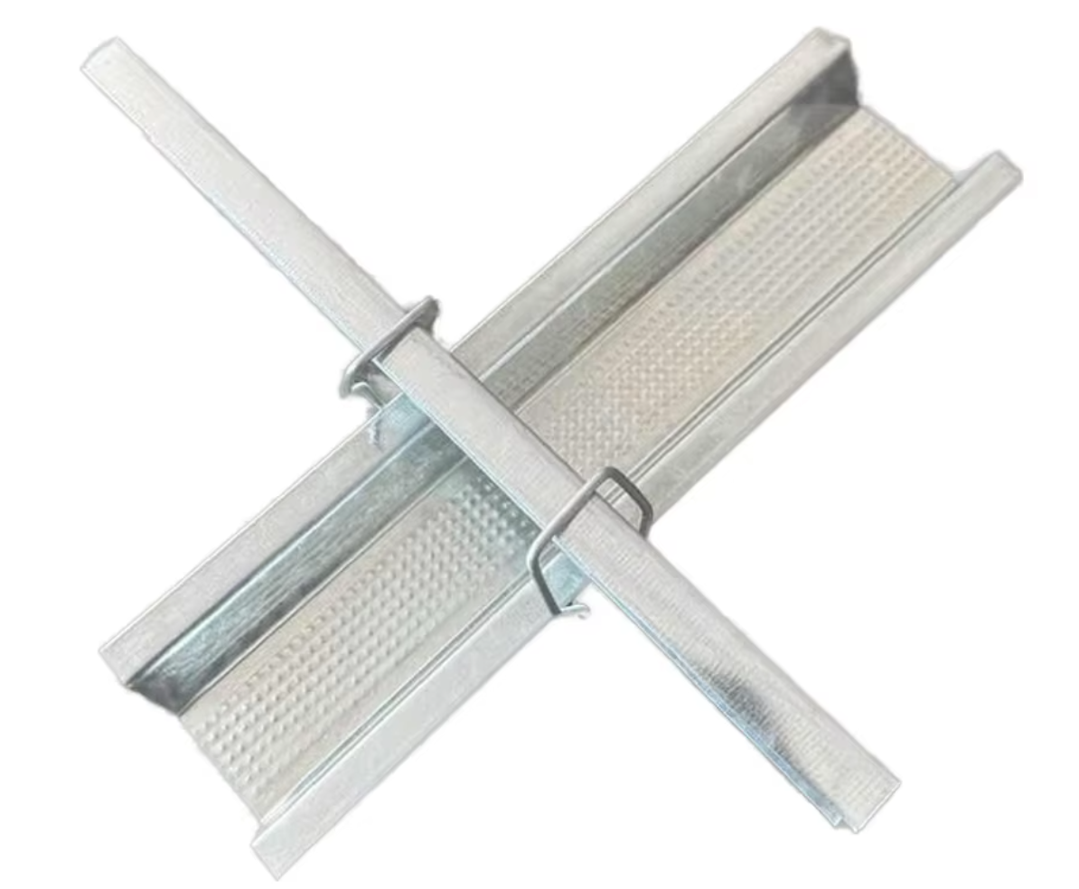 Factory Wholesale Decoration Ceiling Galvanized Steel Profiles For Ceiling System Furring Hat Channel Gypsum Board Mix Load with Ceiling Profile with