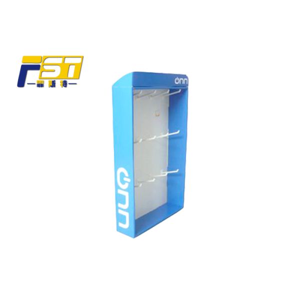 CMYK Printing Various Shape Cardboard Side Wing Display With Fine Workmanship