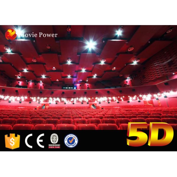 Multi - Directional Movements 5d Movie Theater System High Technology For Museum