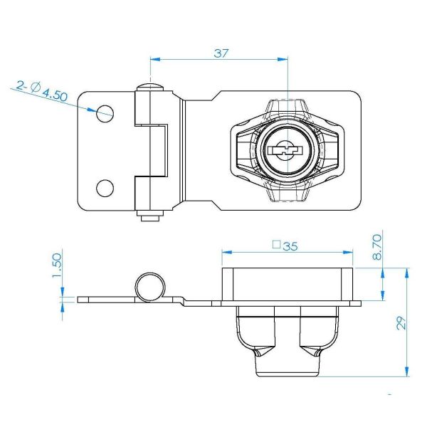High Quality Hasp Lock for Cabinet