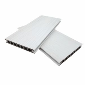 Buy cheap ISO9001 Terrace Co Extrusion Composite Decking White Wood Plastic WPC from wholesalers