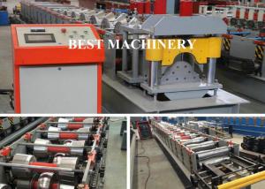 China Auto Cutting Pressing Roofing Ridge Cap Forming Machine YX312 BV / SGS on sale