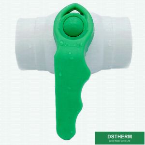 Metal Handle Plastic PPR Brass Ball Valve Socket Fusion / Electrofusion