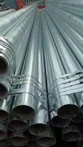China Galvanized Steel Scaffold Tube Welded Water Tube Galvanized Steel Pipe For Drinking Water on sale