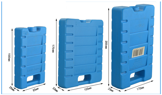 Reusable 3 Refreezable Ice Packs For Lunch Box Solid Blue