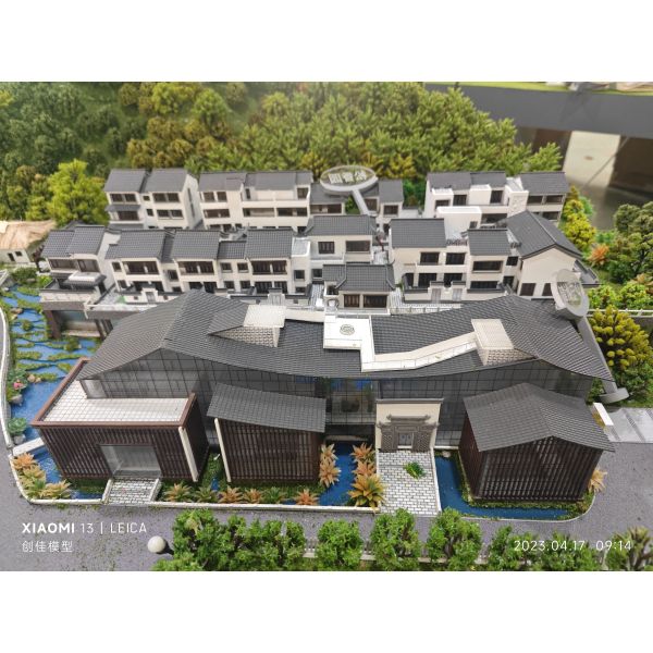 1:450 Jiangnan Water Town Architectural Model Town Chinese Contemporary