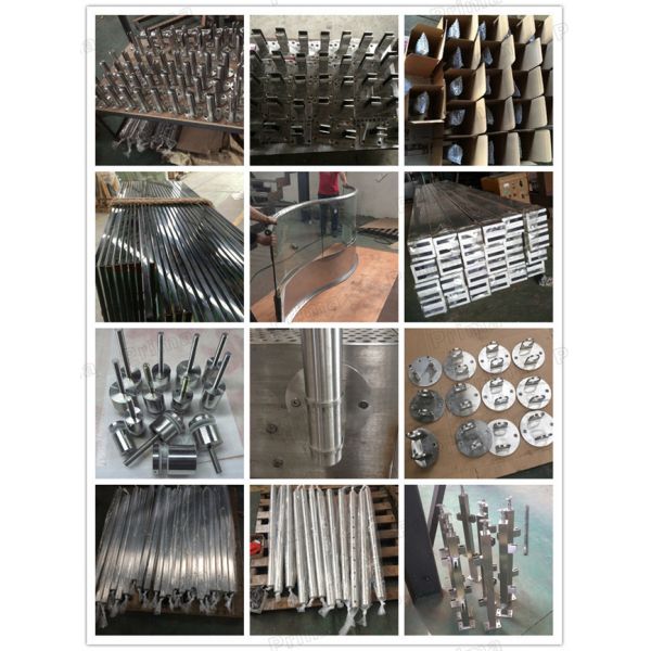 Laminated Tempered Glass Straight Flight Staircase Ss Double Beams Suppport
