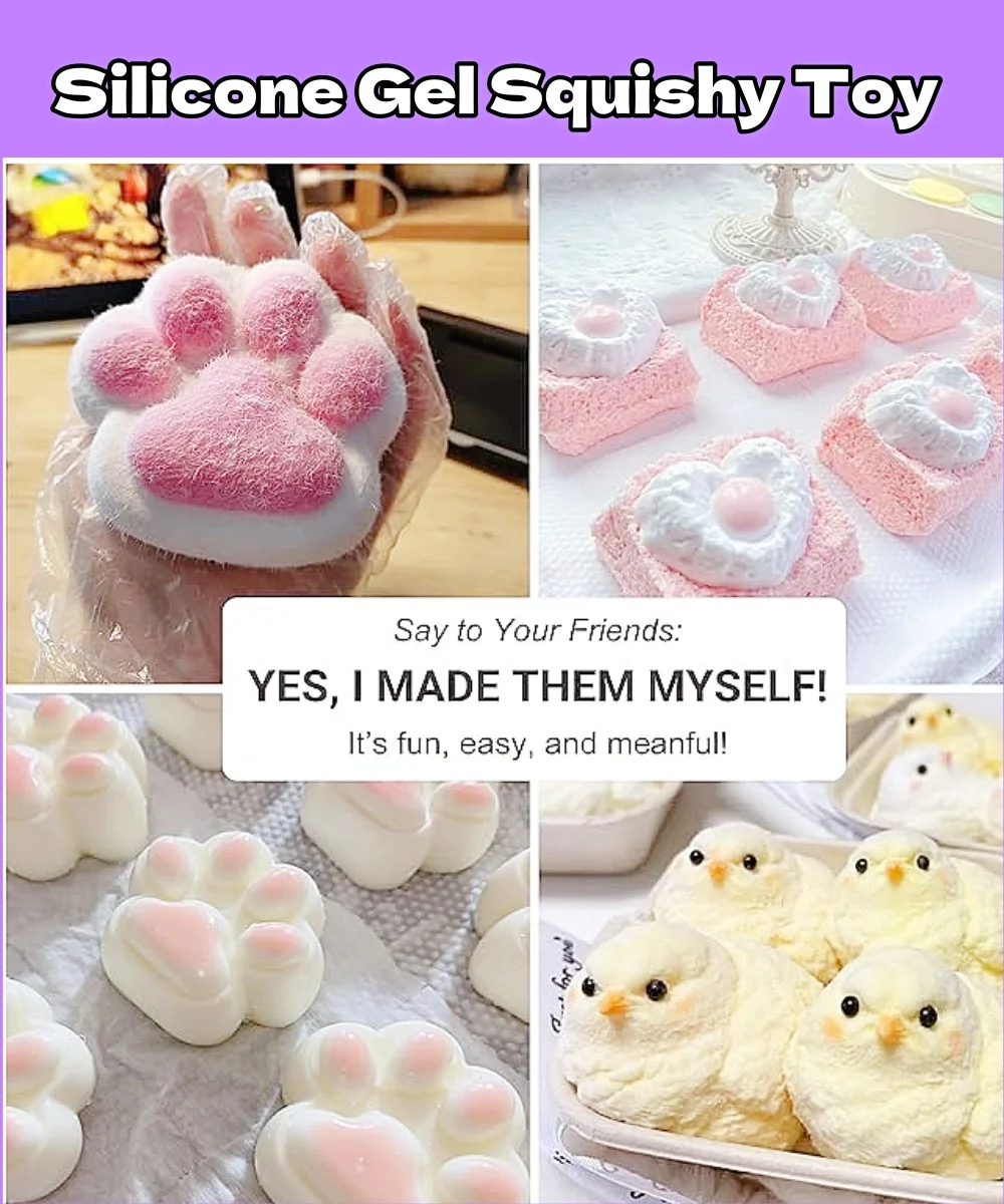 1:1 Squishy Liquid Silicone High And Low Temperature Resistance Highly Elastic And Soft for Stress Relief Toys Making Material