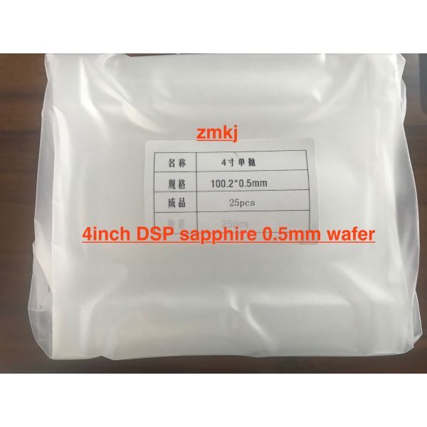 100mm Sapphire Substrate 4 Inch Al2O3 0.5mm C - Axis Thickness Customized