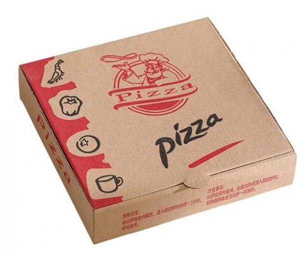 corrugated carton paper packaging pizza box,cheap wholesale custom logo printed pizza box,Environmental customized 16 in