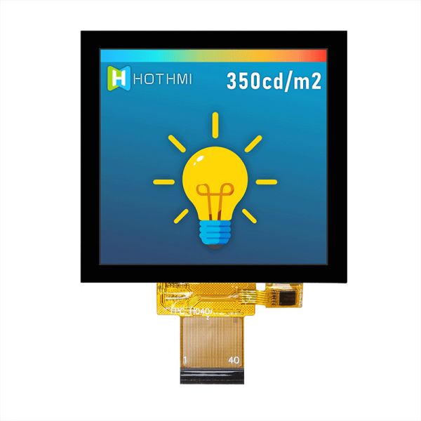 Square IPS TFT LCD Display 4 Inch Capacitive Touch TFT LCD Display