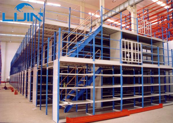 Quality 22FT / 6.5M Height Industrial Warehouse Shelving With Mezzanine Floor Racking for sale