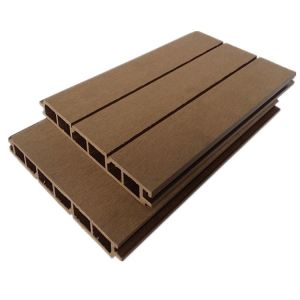 117MM WPC 3d Wall Cladding Panels Wood Grain Composite Wood Fencing Boards