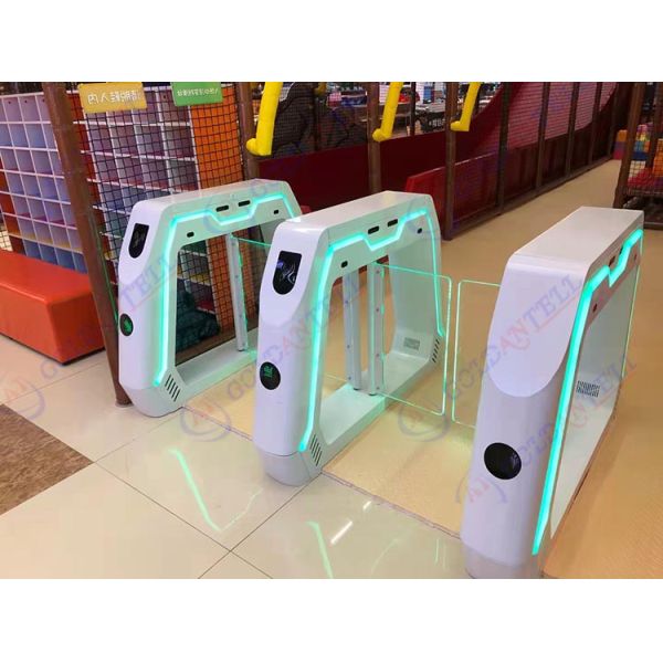 High Speed Optical Face Recognition Turnstiles Anti Crush Swing Gate Turnstile