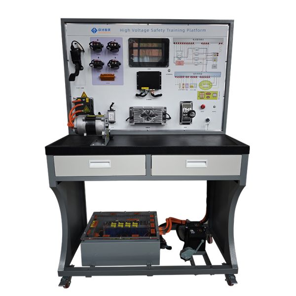 High voltage safety training platform front view