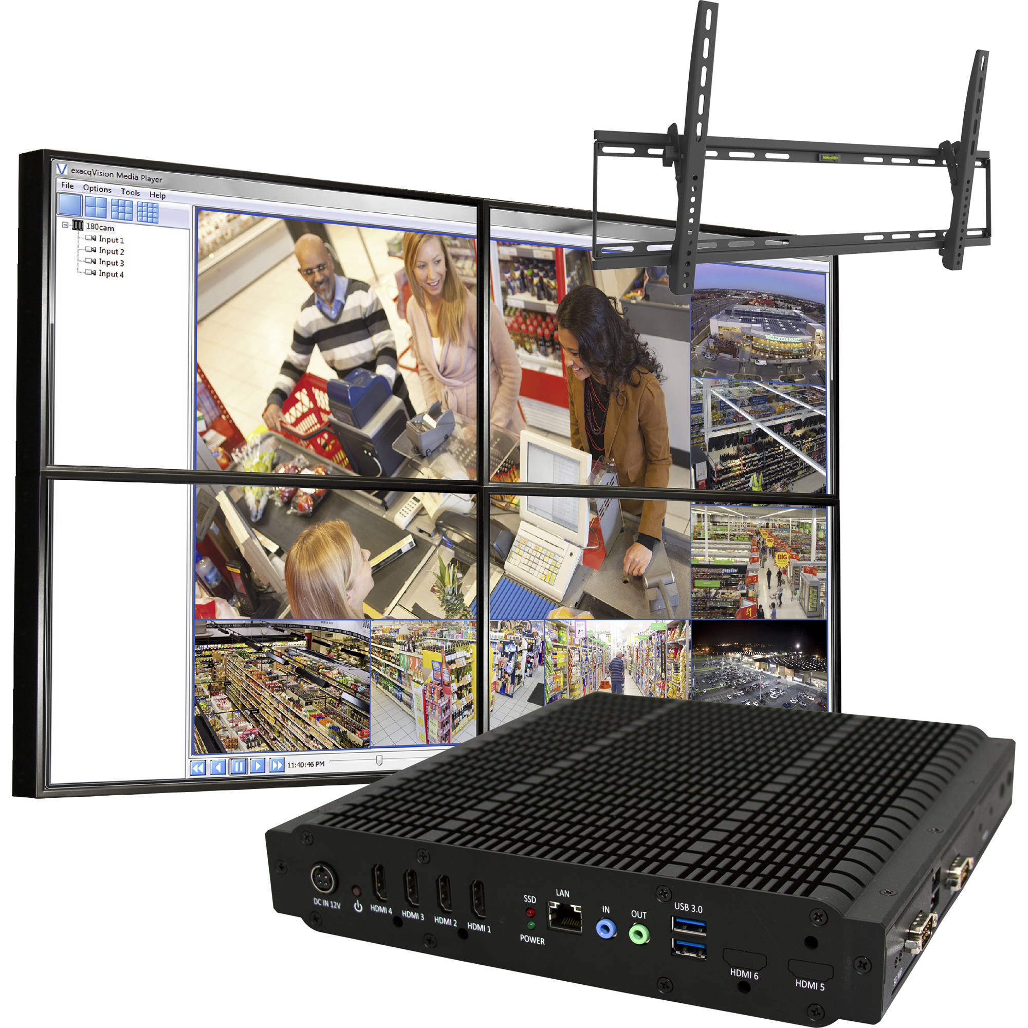 Seamless Mosaic Screen 1920x1080 LCD Video Wall Display