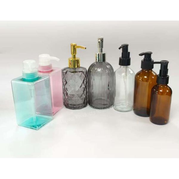 Green Plastic Shampoo Container Travel Refillable 500ml